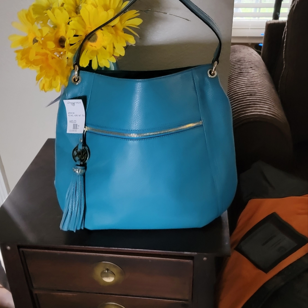 MK SHOULDER BAG NWT TEAL / TURQUOISE. FINAL PRICE